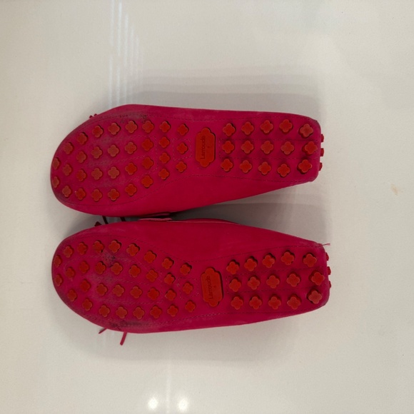 Larroude Red Fringe Loafers - Picture 7 of 7